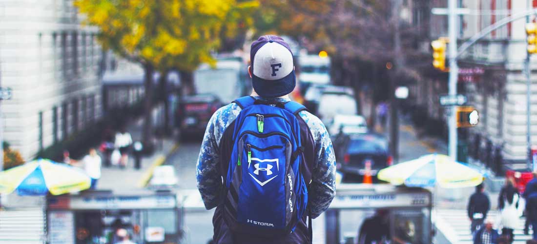 Mochilero para los EE.UU.